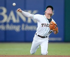 Holliday, 20, the top prospect in all of baseball, rejoined the Norfolk Tides on Saturday after being optioned to Triple-A by the parent Baltimore Orioles a day earlier.