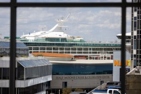 Construction on the Half Moone Cruise and Celebration Center is due to begin in June. But additional cruise traffic from ships diverted by the Francis Scott Key bridge collapse in Baltimore have added complications: the terminal was supposed to be closed for 14 months following the conclusion of the 2023 season. 